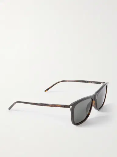 Saint Laurent Eyewear Square-Frame Tortoiseshell Acetate Sunglasses - tortoiseshell | Thumbnail 4 Saint Laurent Eyewear Square-Frame Tortoiseshell Acetate Sunglasses - tortoiseshell | Thumbnail 4