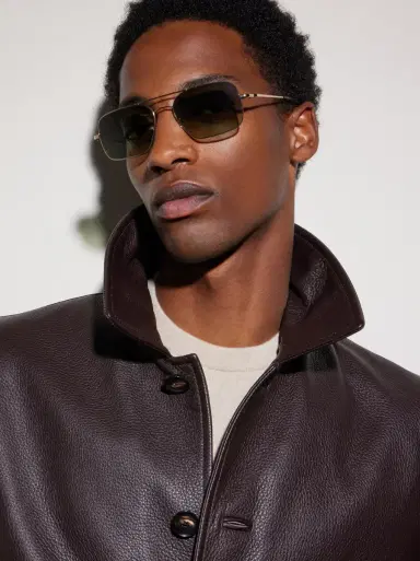 Oliver Peoples Victory II Aviator-Style Gold-Tone Sunglasses | Thumbnail 5