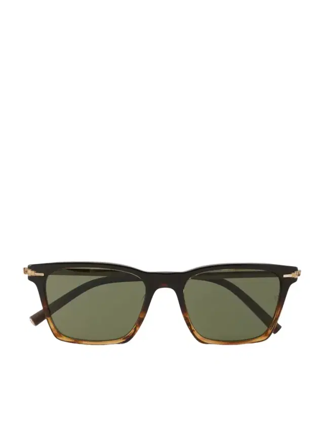 Oliver Peoples R-19 D-Frame Acetate and Gold-Tone Sunglasses - brown - One Size