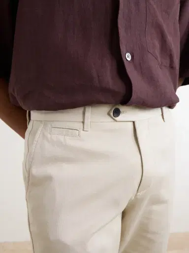 MR P. Samuel Straight-Leg Organic Cotton Chinos | Thumbnail 5