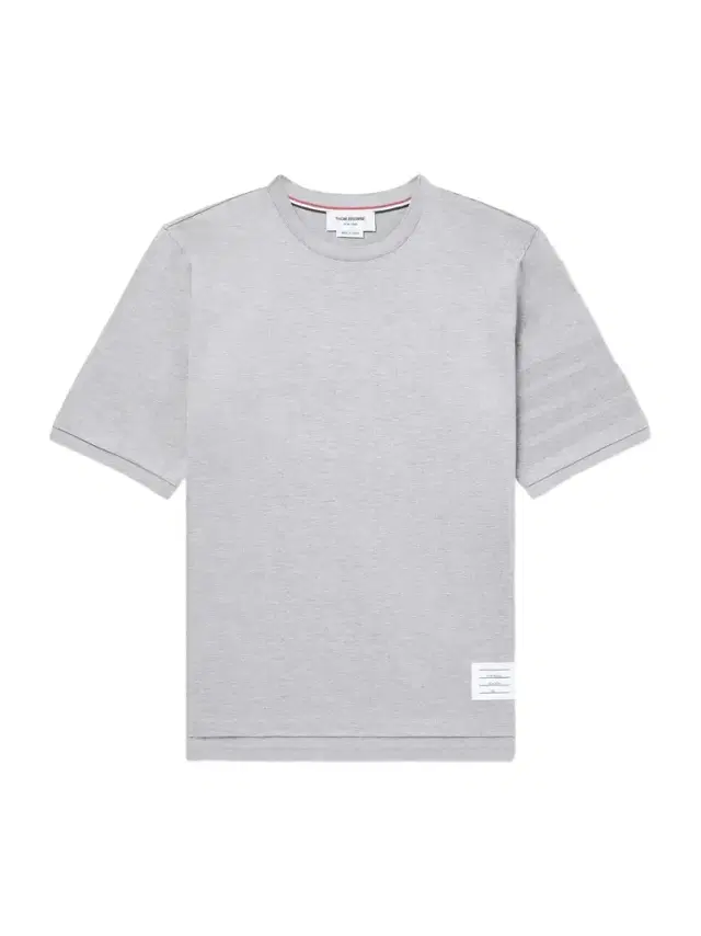 Thom Browne Logo-Appliquéd Striped Cotton-Jersey T-Shirt
