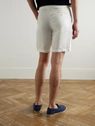 Orlebar Brown Norwich Straight-Leg Linen Shorts | Thumbnail 4 Orlebar Brown Norwich Straight-Leg Linen Shorts | Thumbnail 4