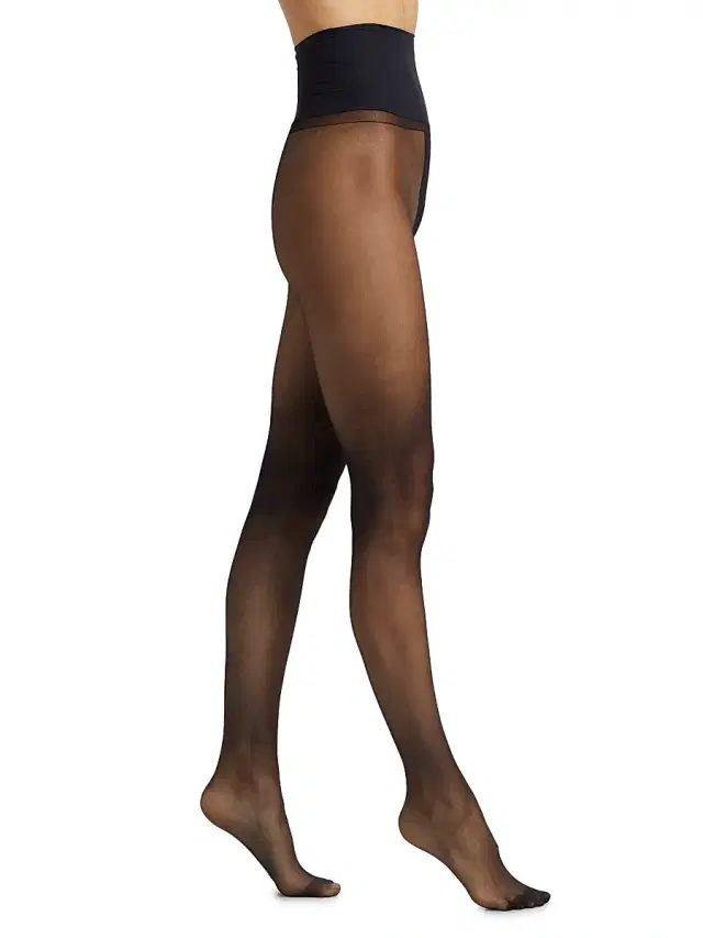 Commando Women's The Essential Back Seam Sheer Tights - Black