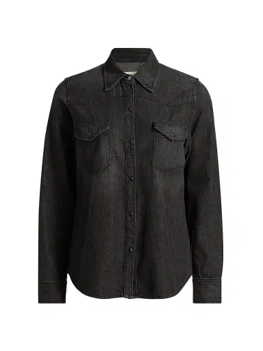 Nili Lotan Women's Travis Denim Shirt | Thumbnail 1