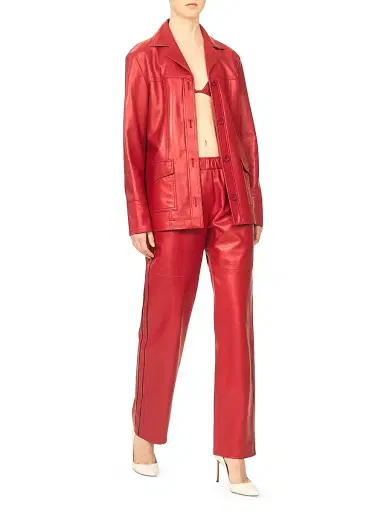 Interior Women's The Durden Leather Jacket | Thumbnail 2