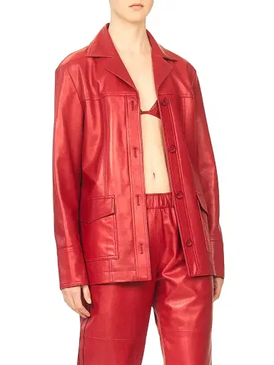Interior Women's The Durden Leather Jacket | Thumbnail 3