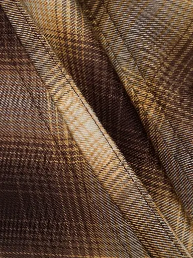 Co Women's Plaid Workwear Shirt - Brown Multi - Size XL | Thumbnail 7