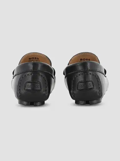 BOSS Little Boy's & Boy's Leather Moccasins | Thumbnail 3 BOSS Little Boy's & Boy's Leather Moccasins | Thumbnail 3