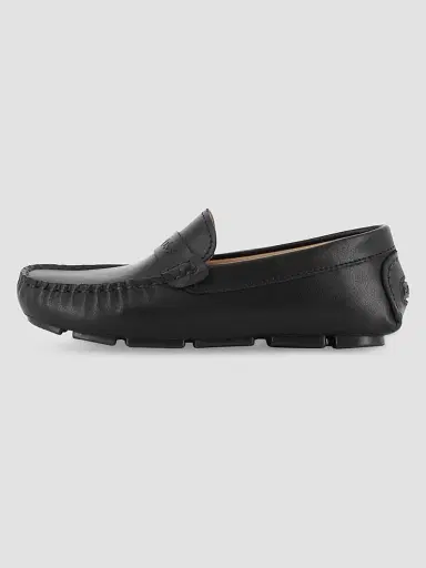 BOSS Little Boy's & Boy's Leather Moccasins | Thumbnail 4 BOSS Little Boy's & Boy's Leather Moccasins | Thumbnail 4