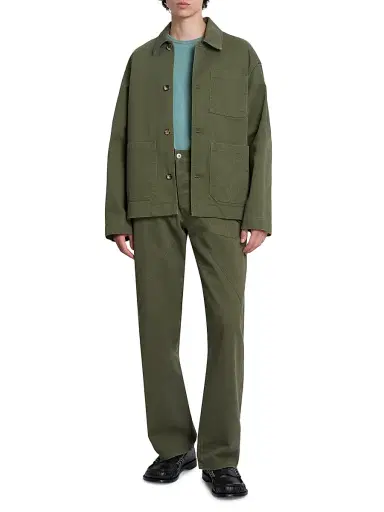 JW Anderson Men's Patch Pocket Cotton Jacket | Thumbnail 2