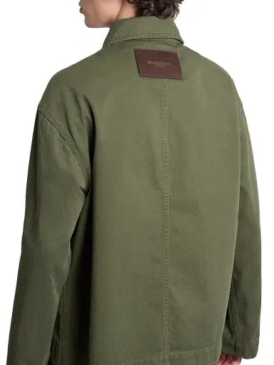 JW Anderson Men's Patch Pocket Cotton Jacket | Thumbnail 6
