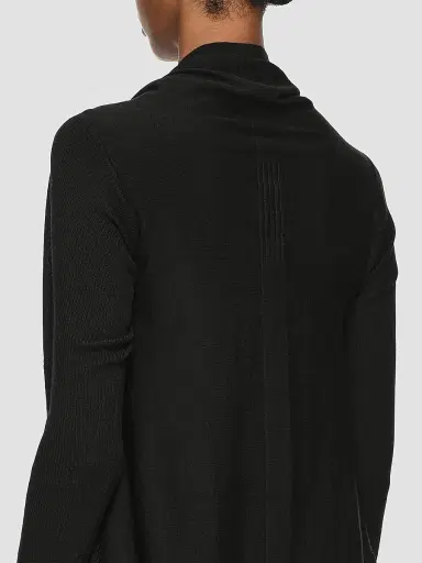 Rick Owens Women's Wool Shawl-Collar Wrap Cardigan | Thumbnail 7 Rick Owens Women's Wool Shawl-Collar Wrap Cardigan | Thumbnail 7