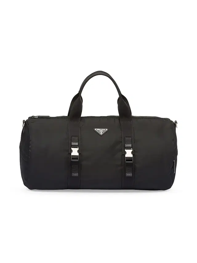 Prada Men's Re-Nylon and Saffiano Leather Duffle Bag - Black