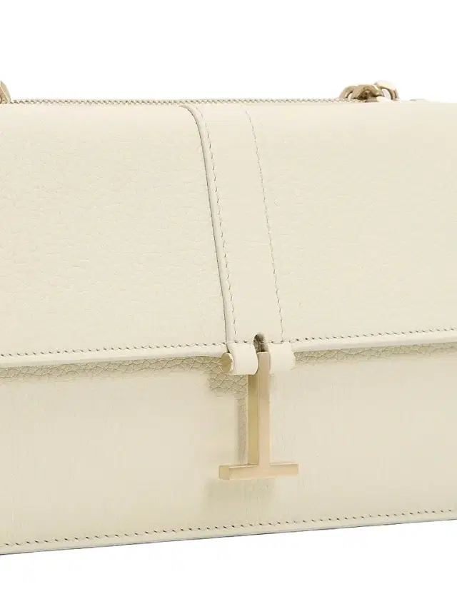 TOM FORD Women's Kara Mini Leather Wallet-On-Chain Bag - Dove Grey