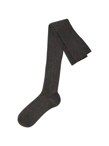 Brunello Cucinelli Women's Stretch Cashmere Rib Knit Socks | Thumbnail 1
