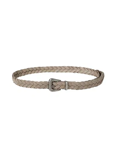 Brunello Cucinelli Women's Braided Leather Belt with Monili | Thumbnail 1 Brunello Cucinelli Women's Braided Leather Belt with Monili | Thumbnail 1