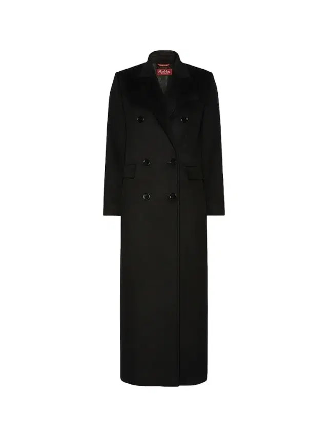 Max Mara Women's Double Breasted Wool Coat - Black
