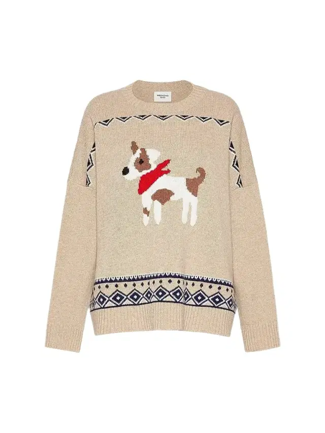 Women's Wool Yarn Sweater - Sand