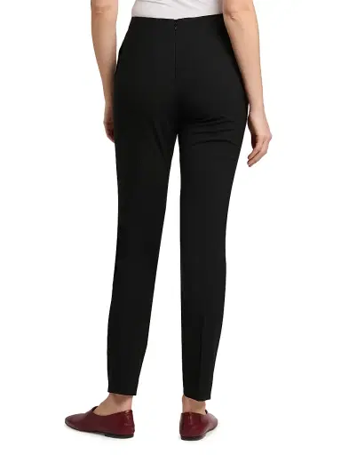 Jil Sander Women's Stretch-Wool Darted Flat-Front Trousers | Thumbnail 5 Jil Sander Women's Stretch-Wool Darted Flat-Front Trousers | Thumbnail 5