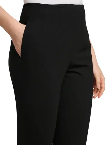 Jil Sander Women's Stretch-Wool Darted Flat-Front Trousers | Thumbnail 6 Jil Sander Women's Stretch-Wool Darted Flat-Front Trousers | Thumbnail 6