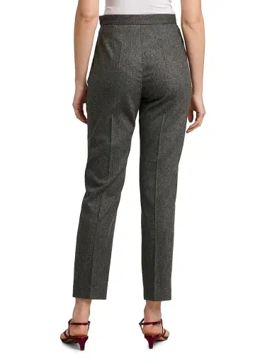 Jil Sander Women's Wool Flannel Trousers - London Fog | Thumbnail 5