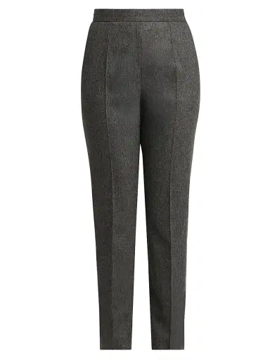 Jil Sander Women's Wool Flannel Trousers - London Fog | Thumbnail 1