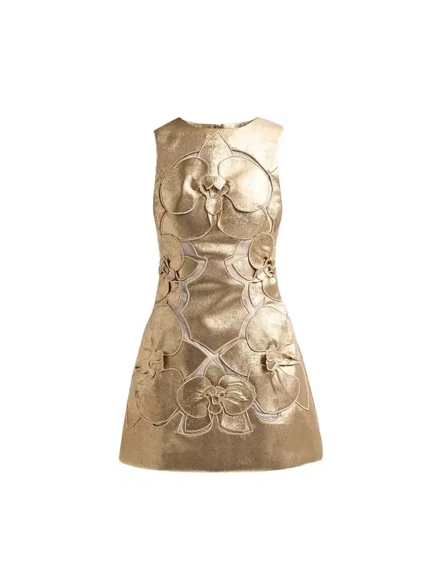 Acler Women's Forever Young Raffin Mini Dress - Gold
