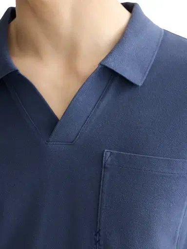Scotch & Soda Men's Garment-Dyed Piqué Pocket Polo Shirt | Thumbnail 5