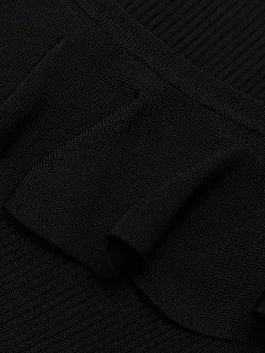 Zimmermann Women's Rhiannon Ruffled Asymmetric Tank - Black | Thumbnail 7 Zimmermann Women's Rhiannon Ruffled Asymmetric Tank - Black | Thumbnail 7