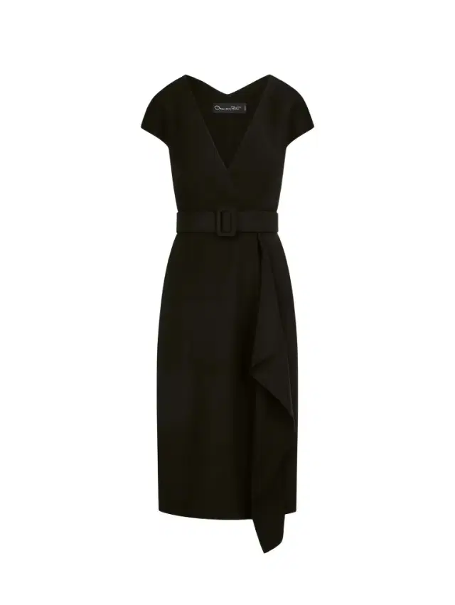 Oscar de la Renta Wool-Blend Pencil Dress
