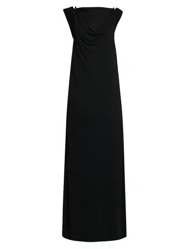 Bottega Veneta Women's Intrecciato-Strap Jersey Gown | Thumbnail 1