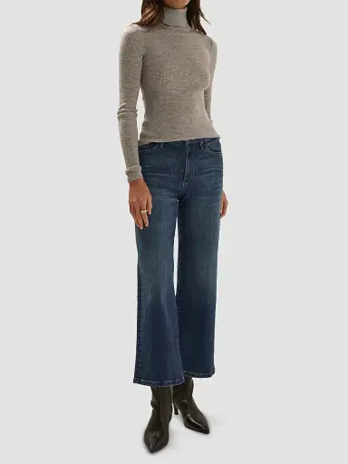 Favorite Daughter Women's The Ruby High-Rise Wide-Leg Jeans - Santa Fe - Size 32 | Thumbnail 2