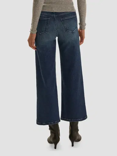 Favorite Daughter Women's The Ruby High-Rise Wide-Leg Jeans - Santa Fe - Size 32 | Thumbnail 3