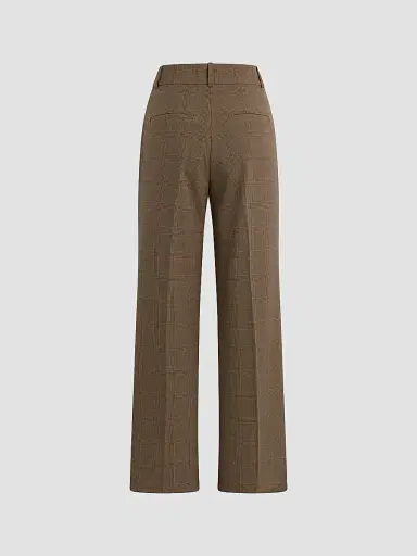 Favorite Daughter Women's The Favorite Glen Check Pants - Java Plaid - Size 8 | Thumbnail 6 Favorite Daughter Women's The Favorite Glen Check Pants - Java Plaid - Size 8 | Thumbnail 6