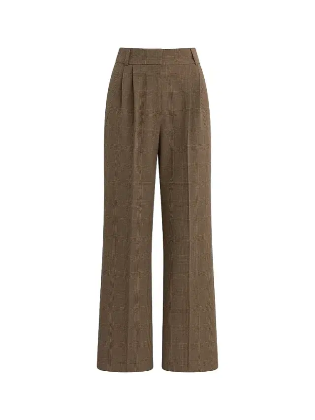 Favorite Daughter Women's The Favorite Glen Check Pants - Java Plaid