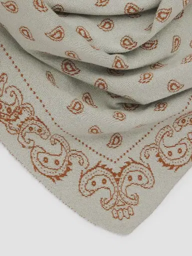 Guest In Residence Women's The Wild Rag Cotton-Silk Reversible Bandana | Thumbnail 3 Guest In Residence Women's The Wild Rag Cotton-Silk Reversible Bandana | Thumbnail 3