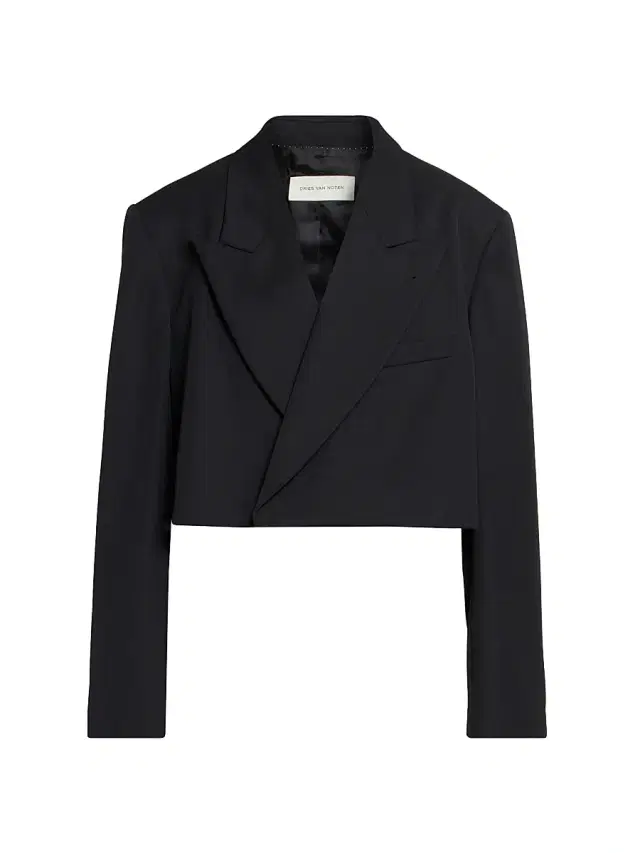 Dries Van Noten Women's Bosea Wool Gabardine Jacket - Black