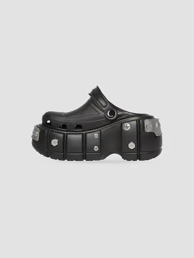 Balenciaga Women's Hardcrocs Sandal - Black | Thumbnail 5