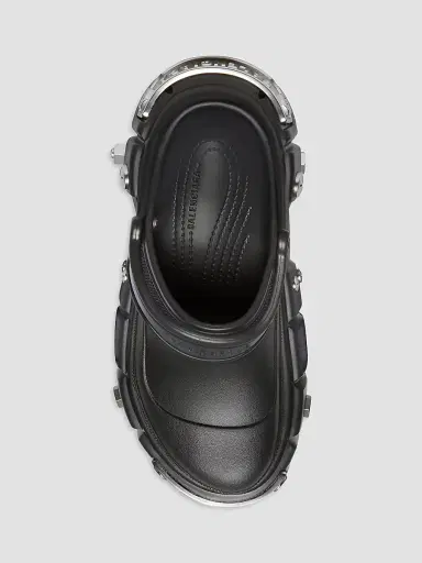 Balenciaga Women's Hardcrocs Sandal - Black | Thumbnail 6