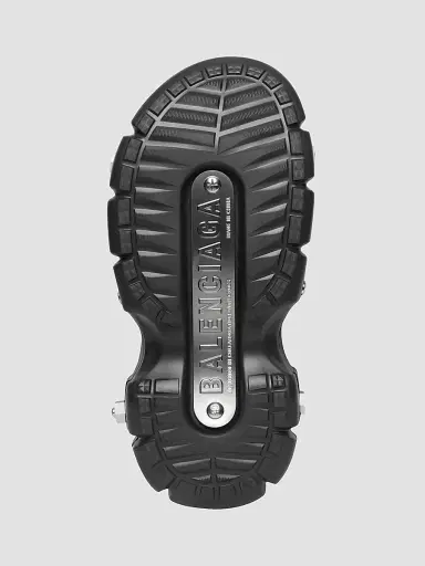 Balenciaga Women's Hardcrocs Sandal - Black | Thumbnail 7