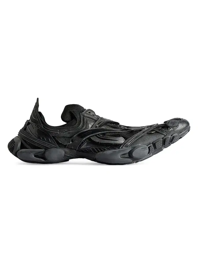 Balenciaga Men's Reptile Sneakers - Black