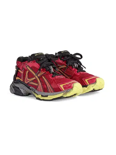 Balenciaga Men's Runner Gradient Sneakers - Red | Thumbnail 2 Balenciaga Men's Runner Gradient Sneakers - Red | Thumbnail 2