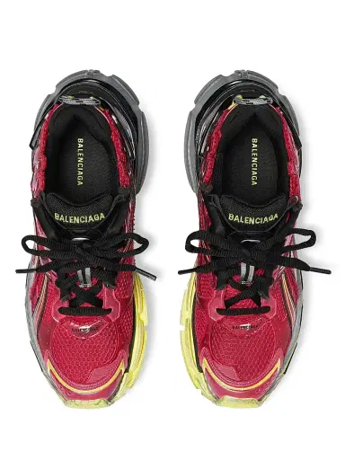 Balenciaga Men's Runner Gradient Sneakers - Red | Thumbnail 6 Balenciaga Men's Runner Gradient Sneakers - Red | Thumbnail 6