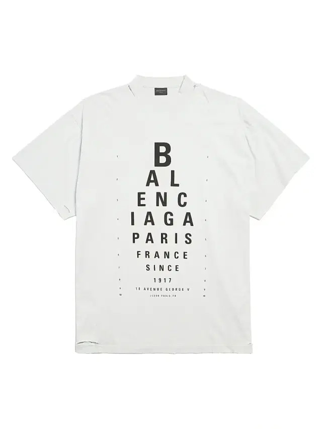 Balenciaga Women's Optical Oversized T-Shirt - White