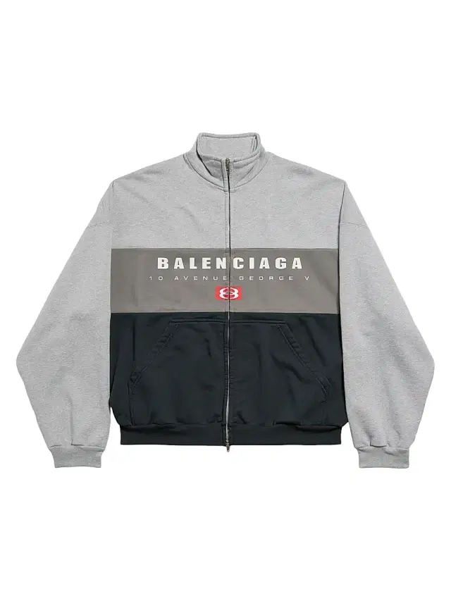 Balenciaga Men's Unity Sport Zip-Up Jacket - Heather Grey
