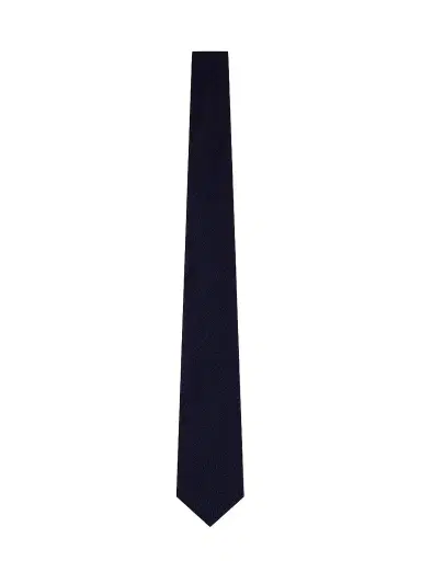 Emporio Armani Men's Chevron Jacquard Silk Tie - Fancy Blue | Thumbnail 1 Emporio Armani Men's Chevron Jacquard Silk Tie - Fancy Blue | Thumbnail 1