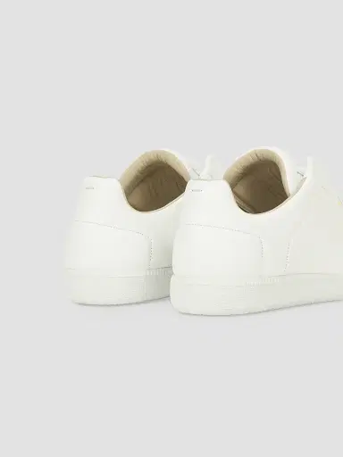 Maison Margiela Men's Future Leather Low-Top Sneakers - White Multicolor | Thumbnail 5