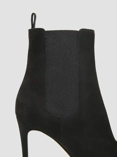 Gianvito Rossi Women's 120MM Suede Chelsea Boots - Black - Size 11.5 | Thumbnail 3