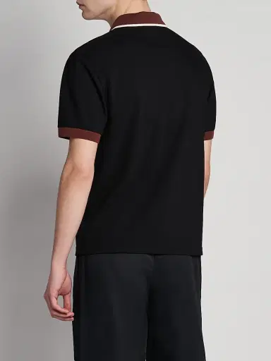 Marni Men's Slim-Fit Cotton Polo Shirt | Thumbnail 3 Marni Men's Slim-Fit Cotton Polo Shirt | Thumbnail 3