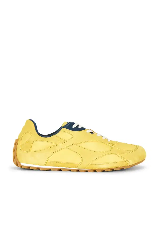 Bottega Veneta Orbit Flash Sneaker Soft Suede Nylon Nappa